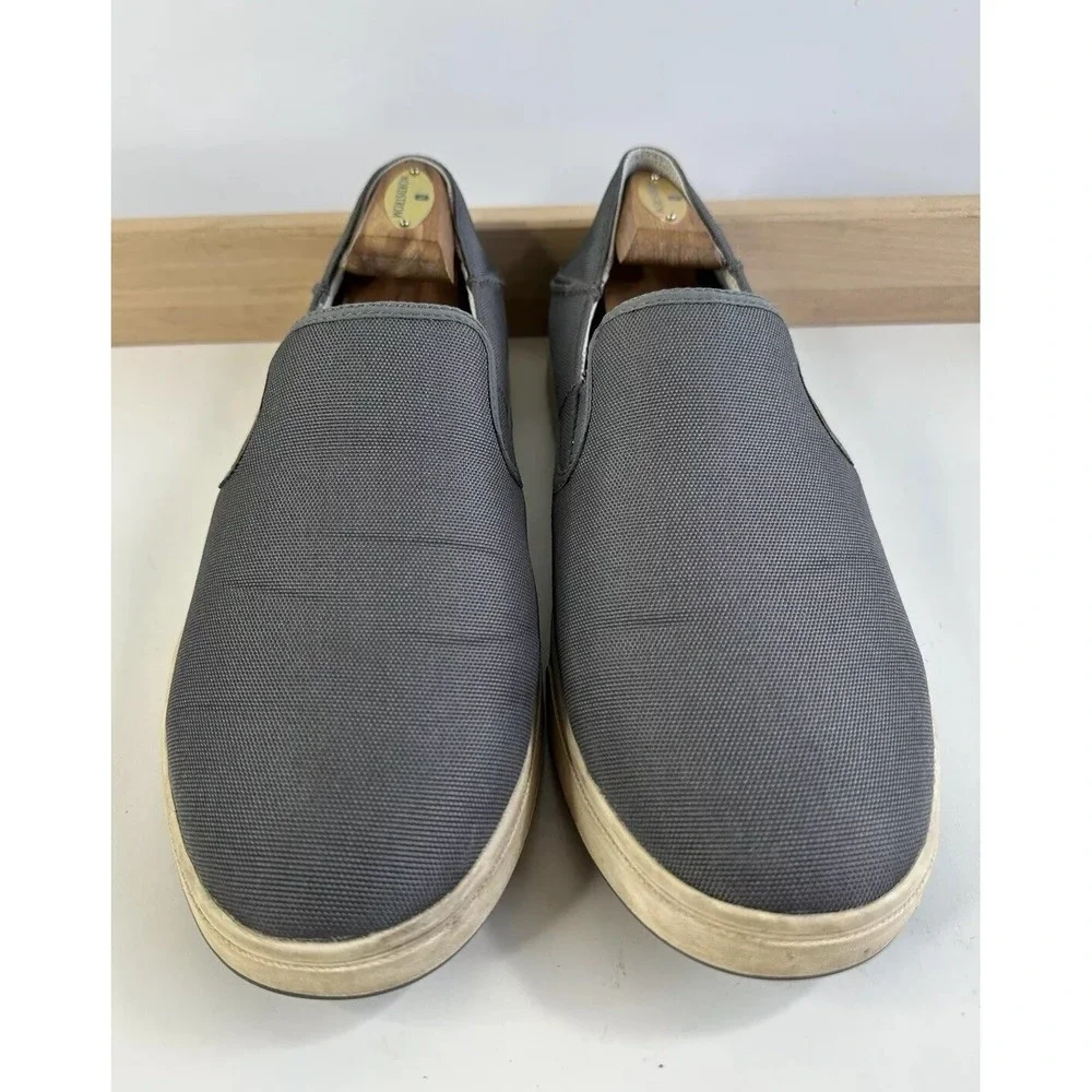OluKai‎ Kahu Slip On Boat Shoe Loafer / Charcoal Gray / Men's Size 11